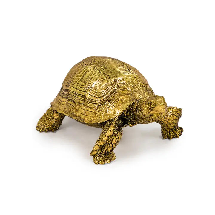 Small Gold Tortoise Ornament - 19cm