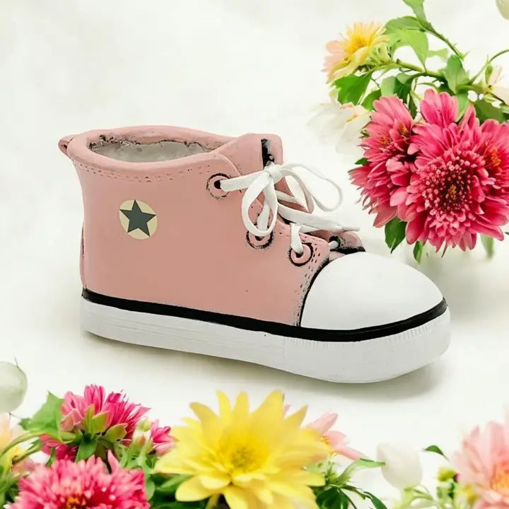 Pink Converse-Style Trainer Planter - 34cm