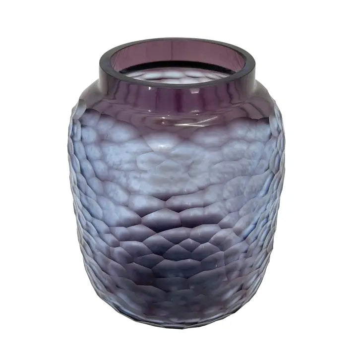 Kimono Violet Glass Jar/Vase - 22.9cm