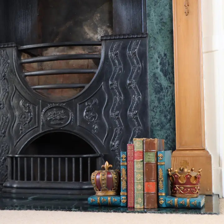 Crown Bookends - 25.5cm