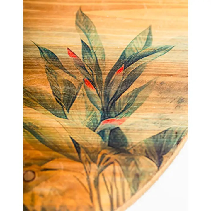 Tropical Landscape Round Coffee Table - 80cm