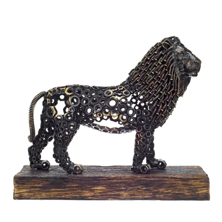 Urban Steel Lion - 32cm