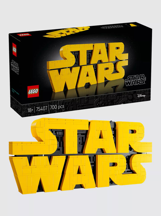 LEGO Star Wars Brick-Built Star Wars Logo Sign Set 75407