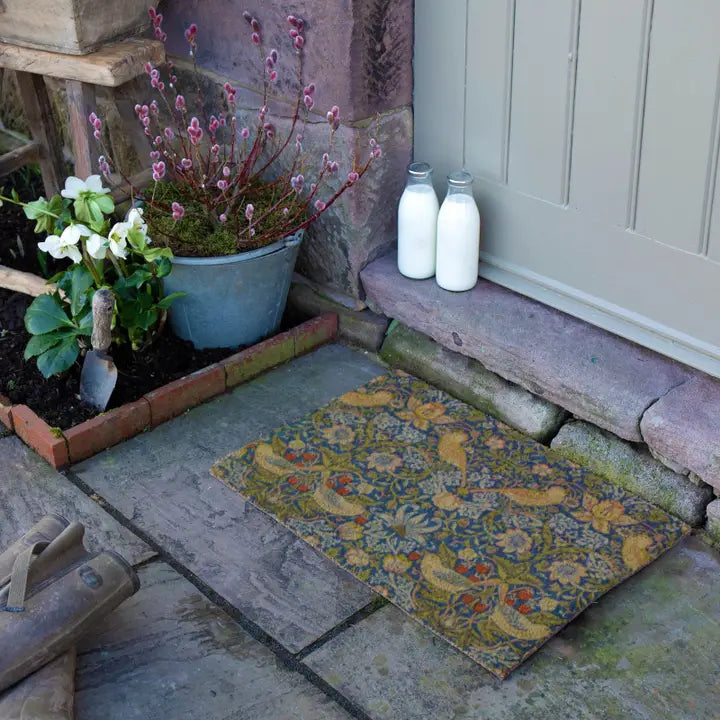 Strawberry Thief William Morris Doormat (60 X 40cm)
