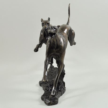 The Winner, Cost Cast Bronze Sculpture by David Geenty - 35.5cm