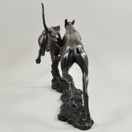 The Winner, Cost Cast Bronze Sculpture by David Geenty - 35.5cm