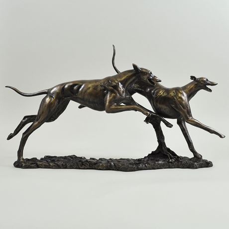 The Winner, Cost Cast Bronze Sculpture by David Geenty - 35.5cm
