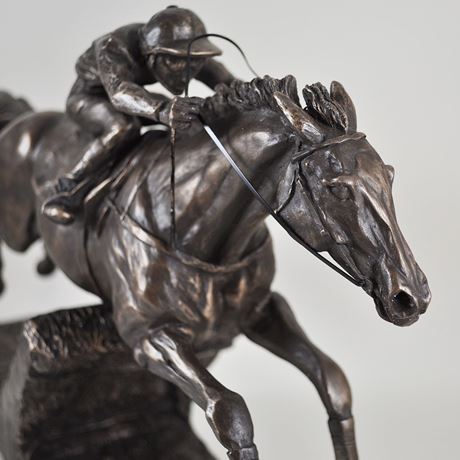Istabraq, Cost Cast Sculpture by Harriet Glen - 22cm