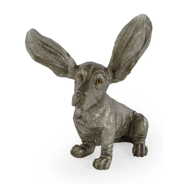 Silver Surprised Basset - 37cm