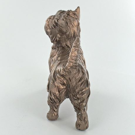Standing West Highland Terrier, Cold Cast Bronze Sculpture - 14cm