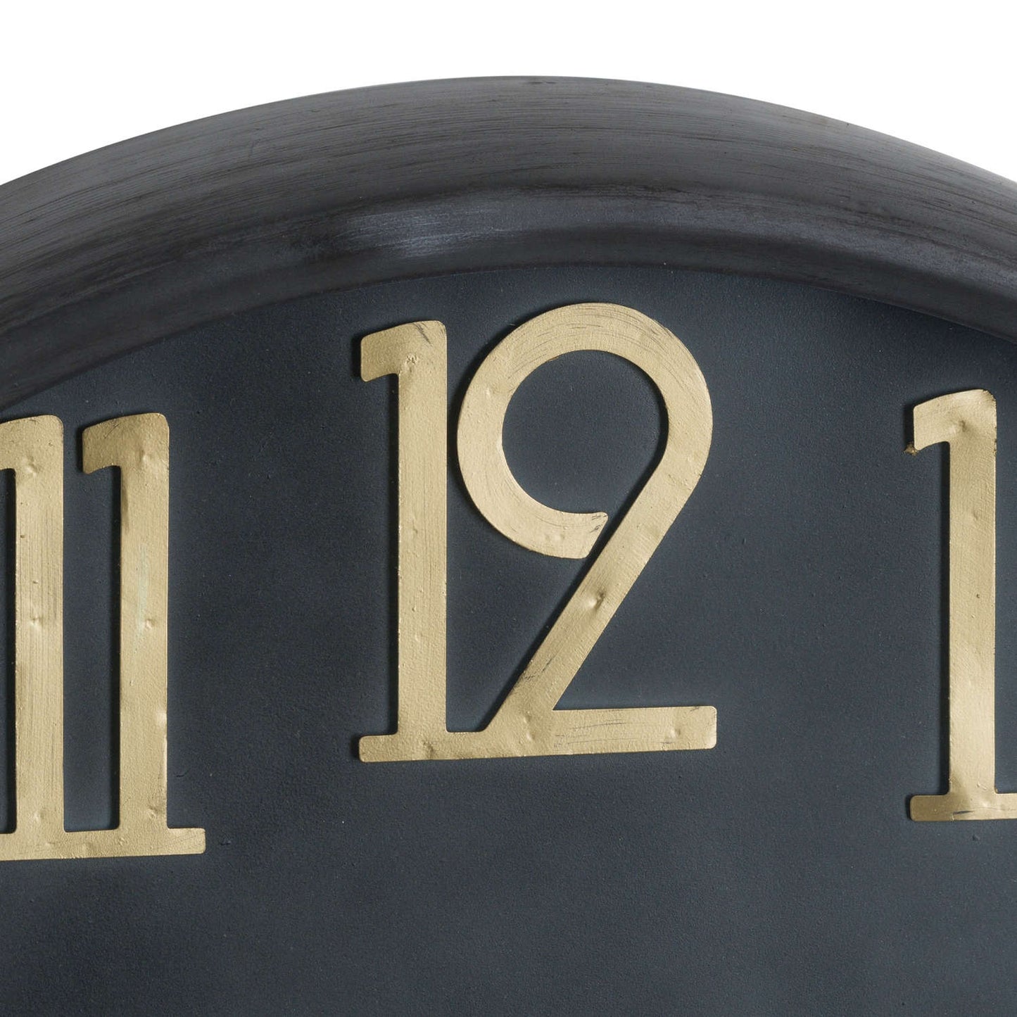 Soho Brass And Black Large Clock - 80cm
