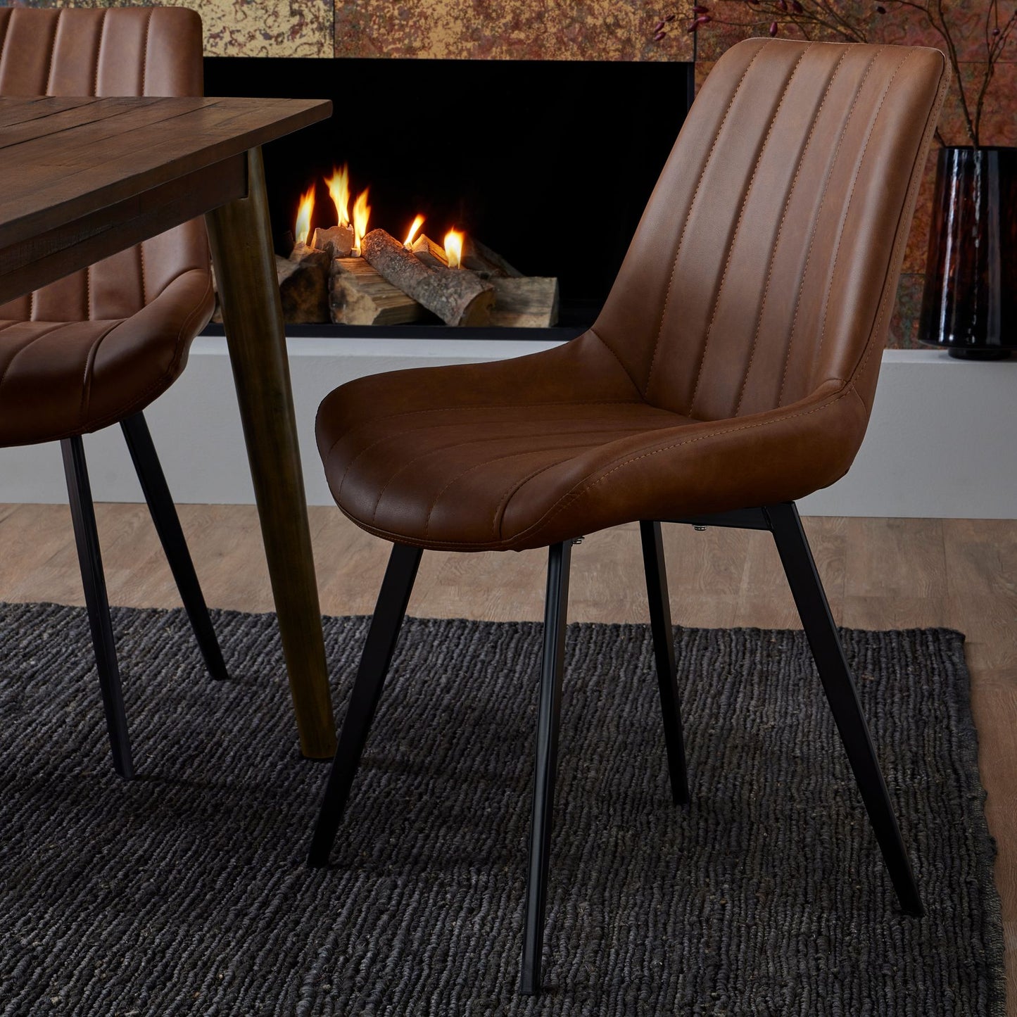 Malmo Tan Dining Chair - 86cm