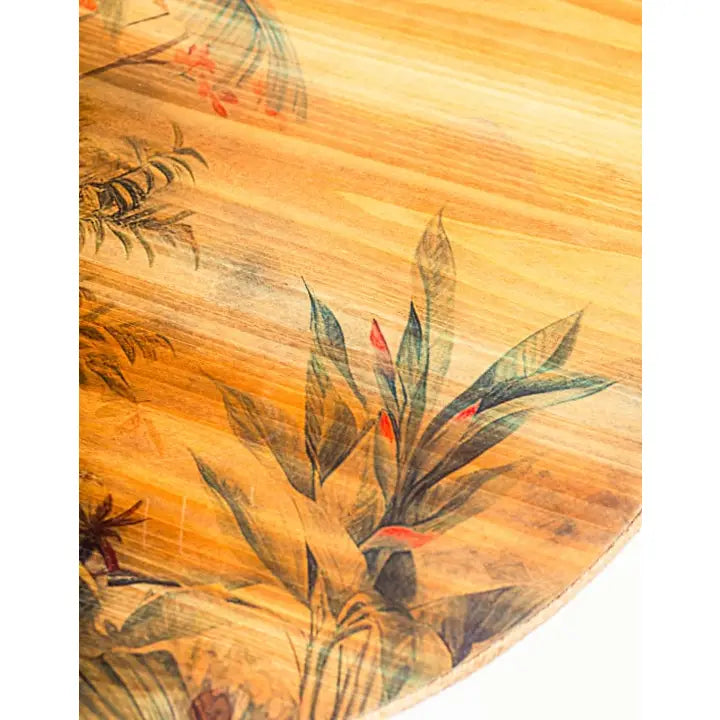 Tropical Landscape Round Coffee Table - 60cm