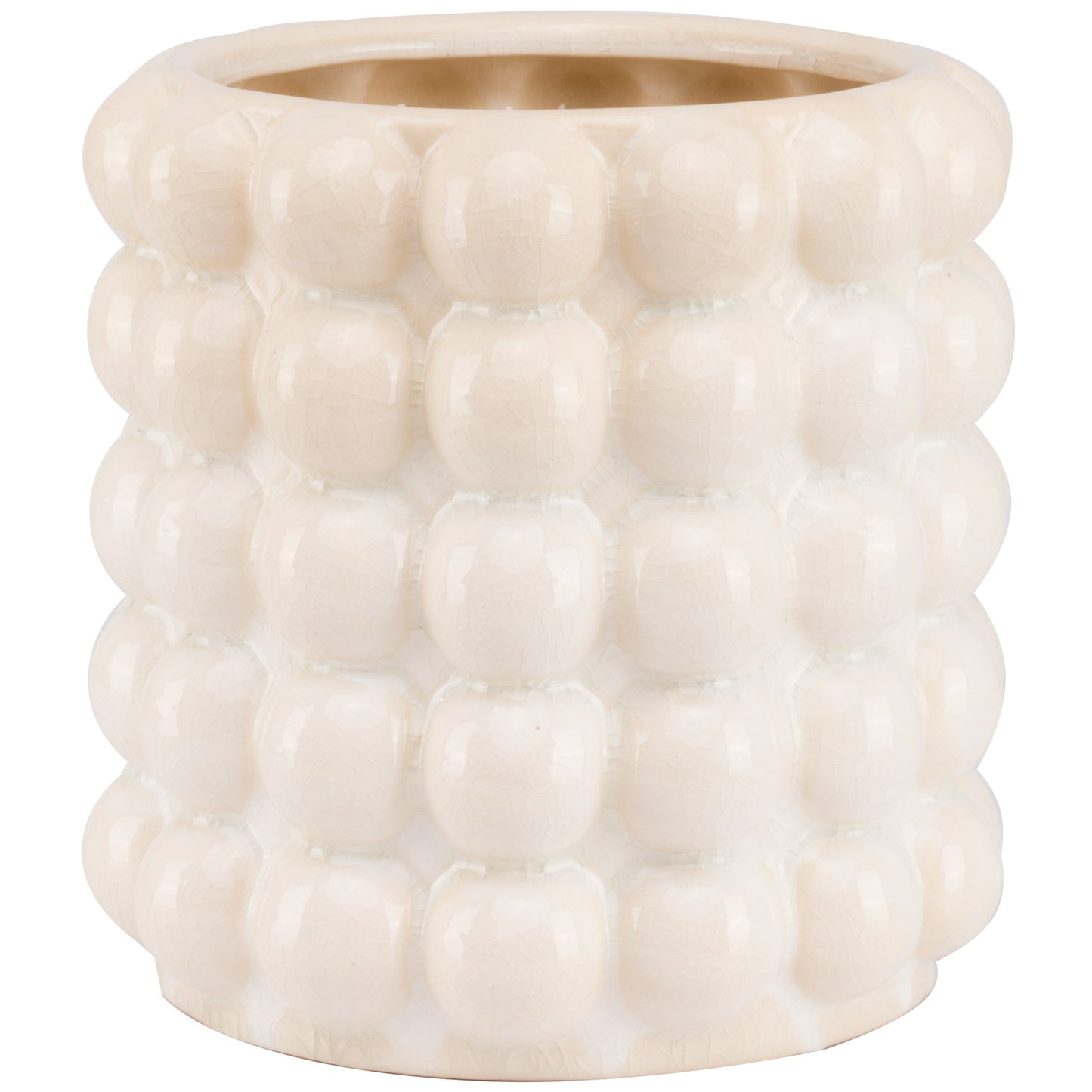 Seville Large Cream Bubble Planter - 20cm
