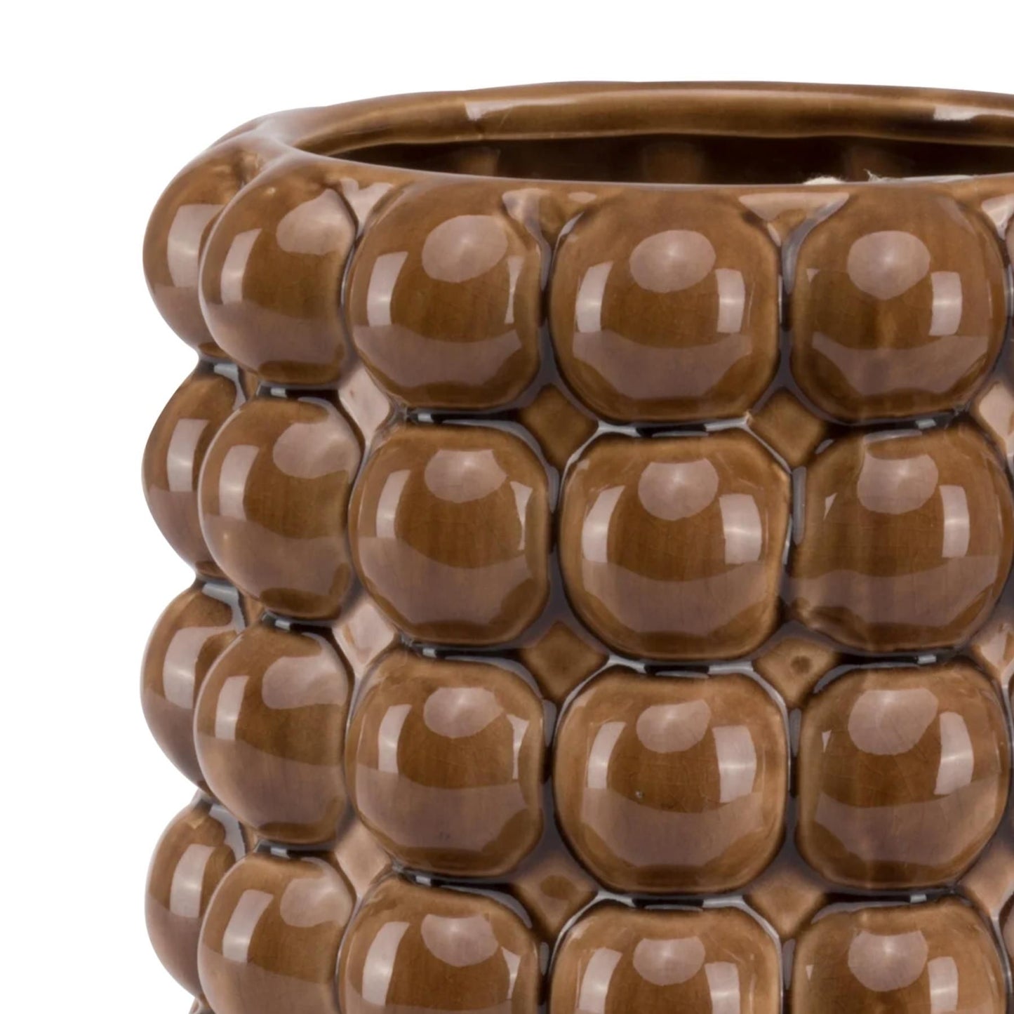 Seville Large Caramel Bubble Planter - 20cm