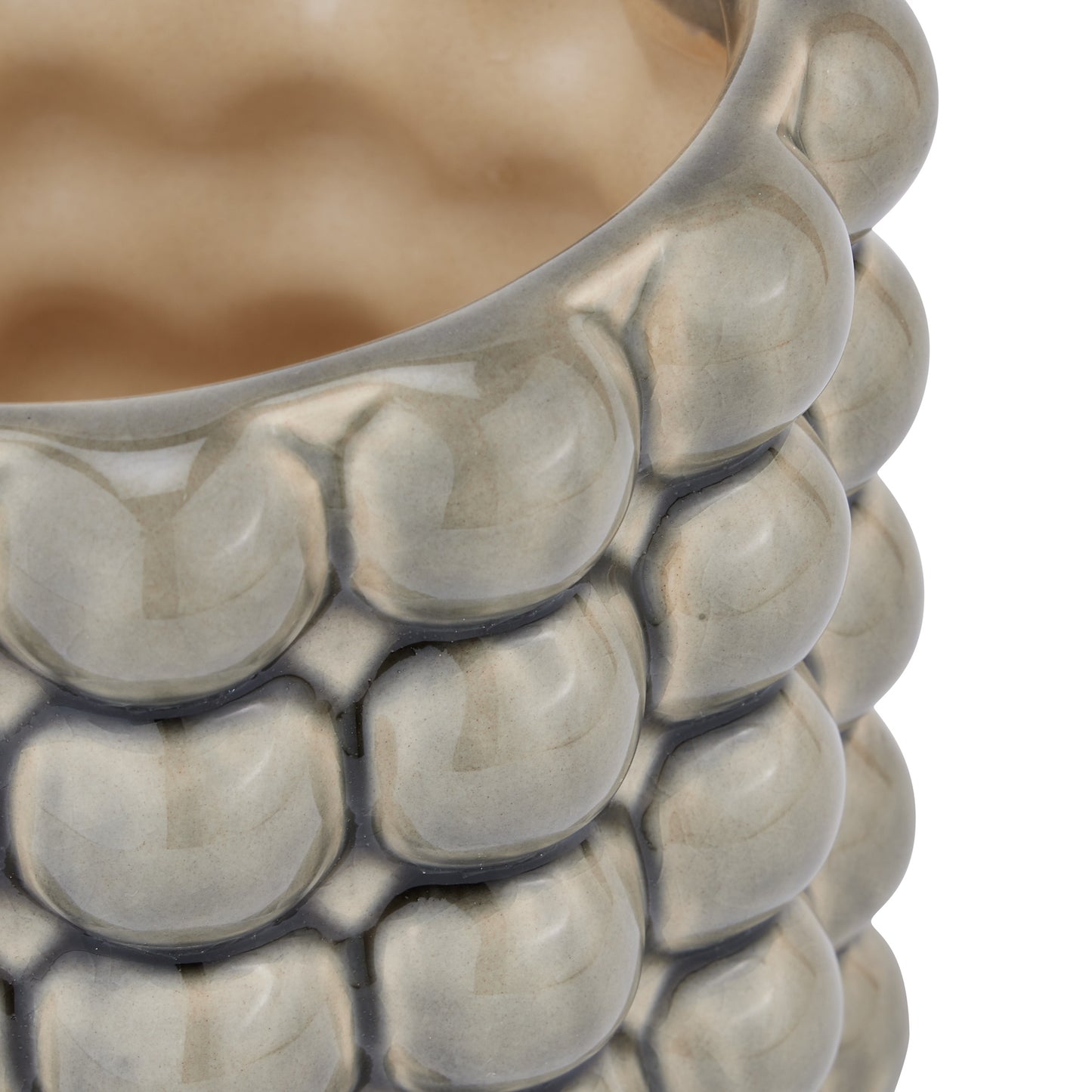 Seville Grey Bubble Planter - 15cm