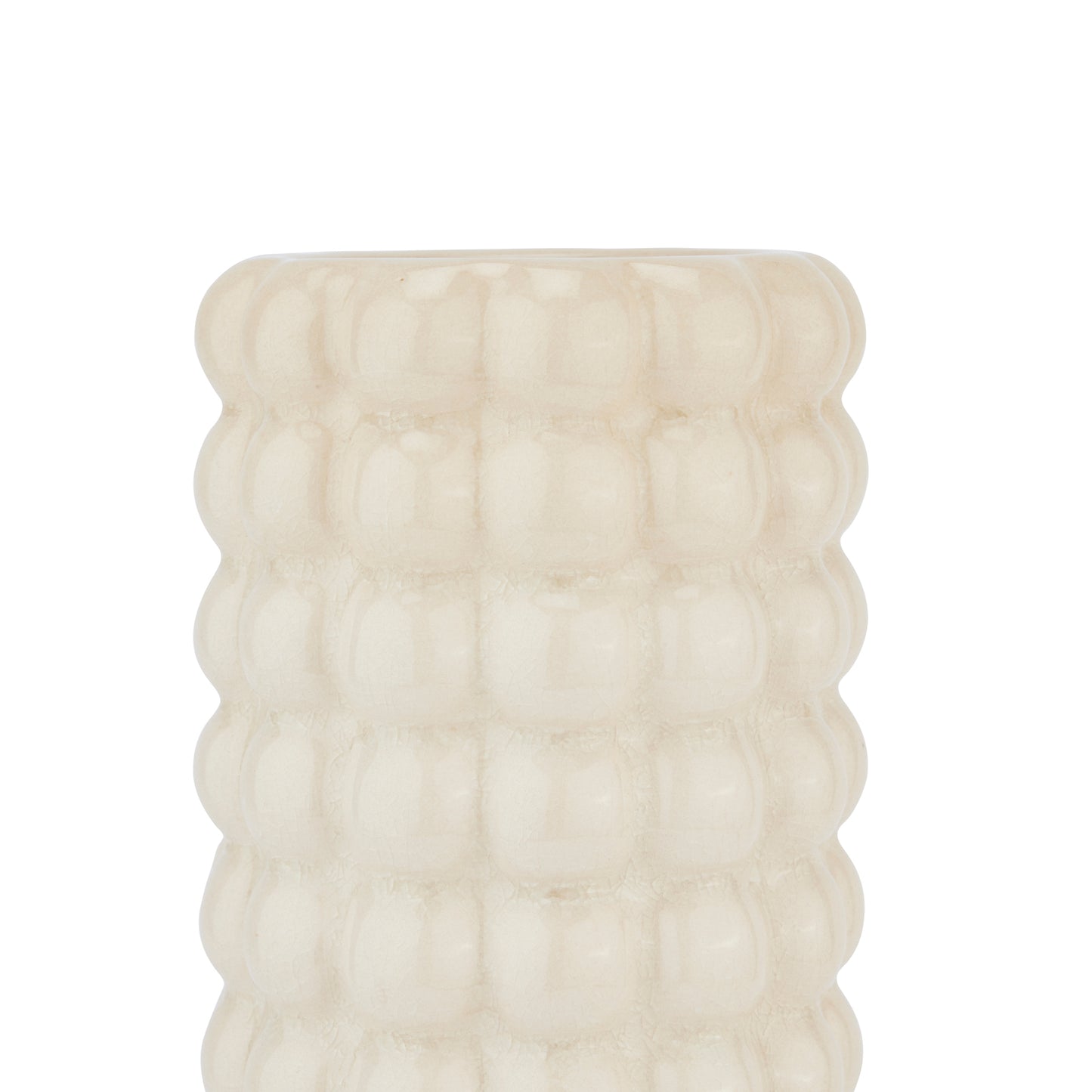 Seville Cream Bubble Vase - 32cm