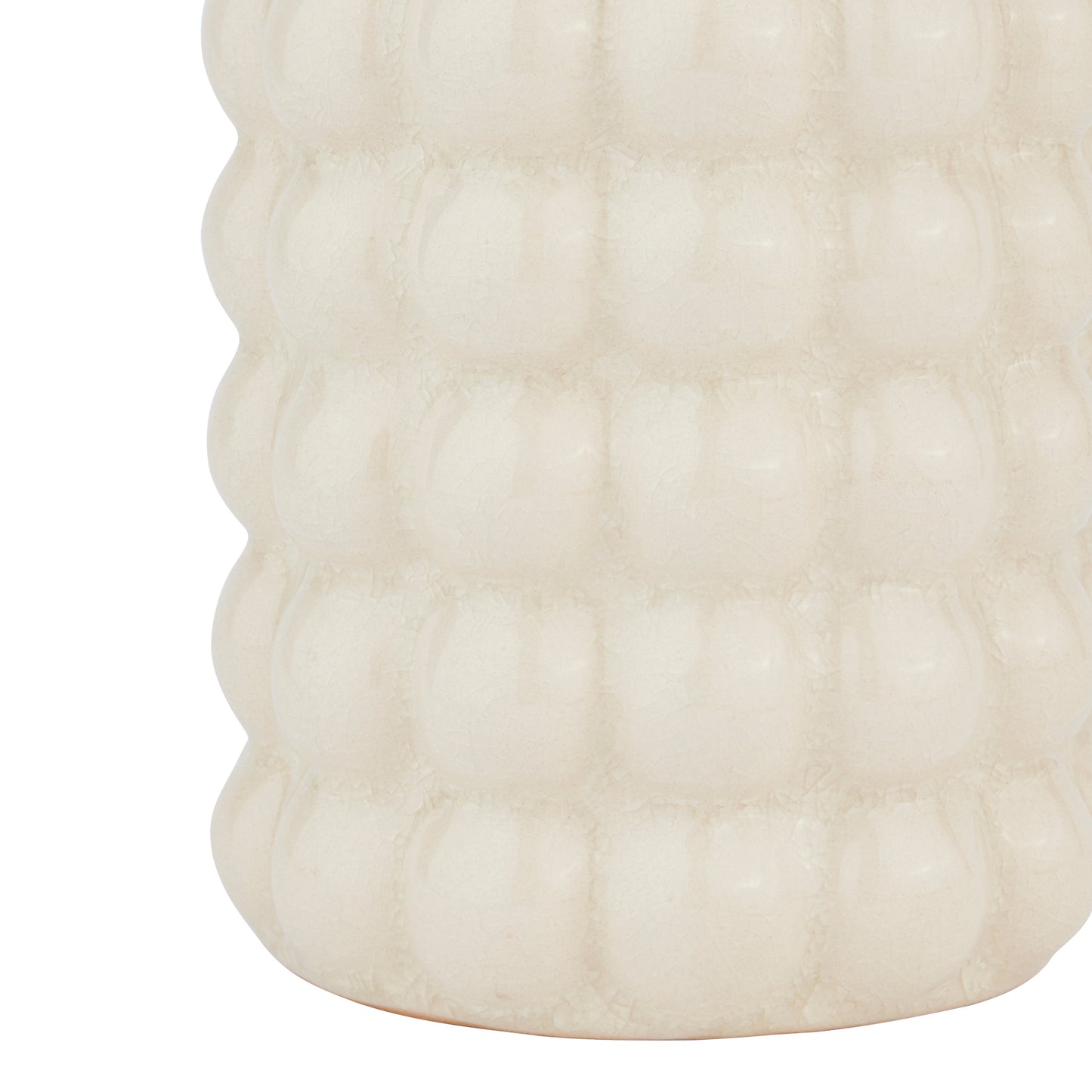 Seville Cream Bubble Vase - 32cm