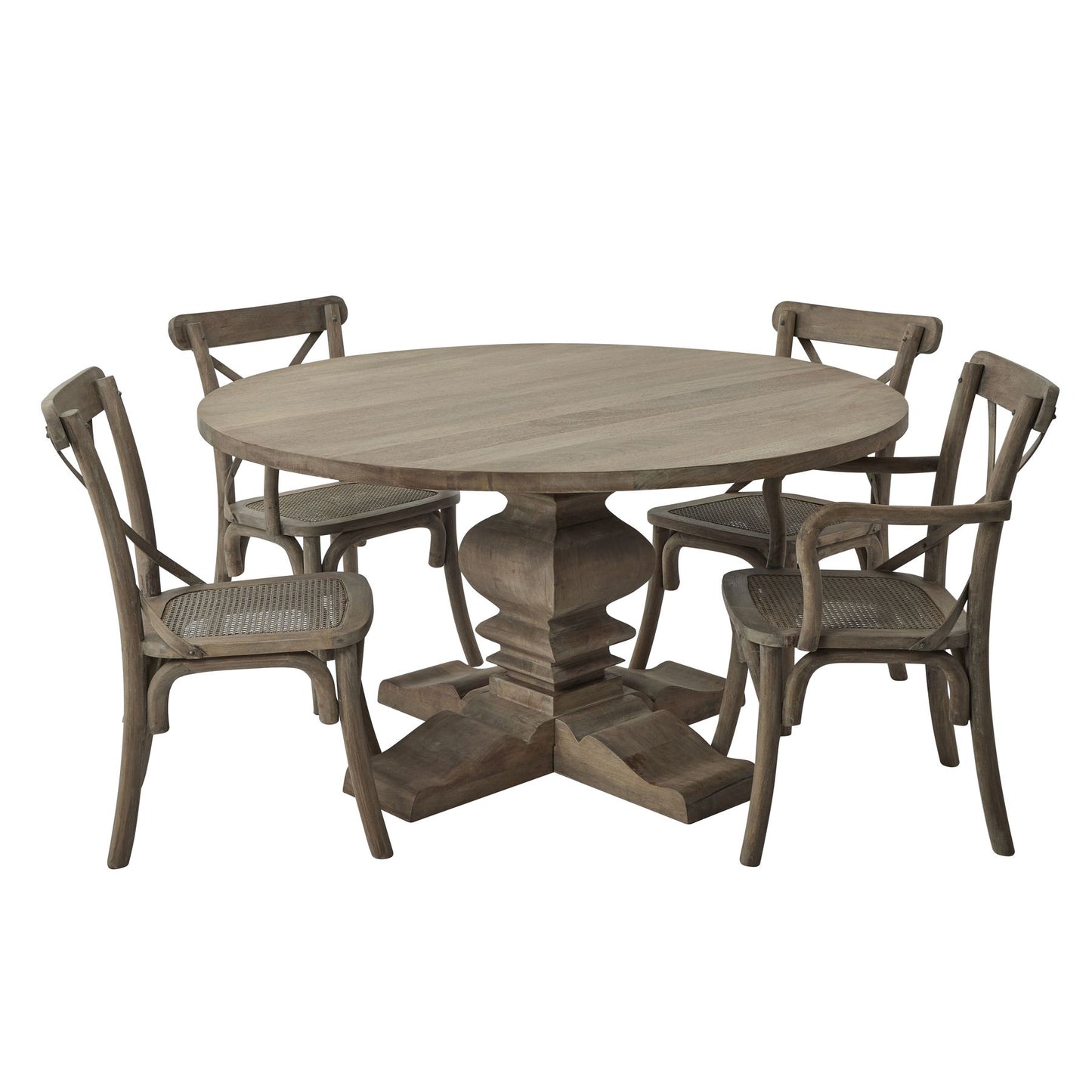 Copgrove Collection Round Pedestal Dining Table - 150cm