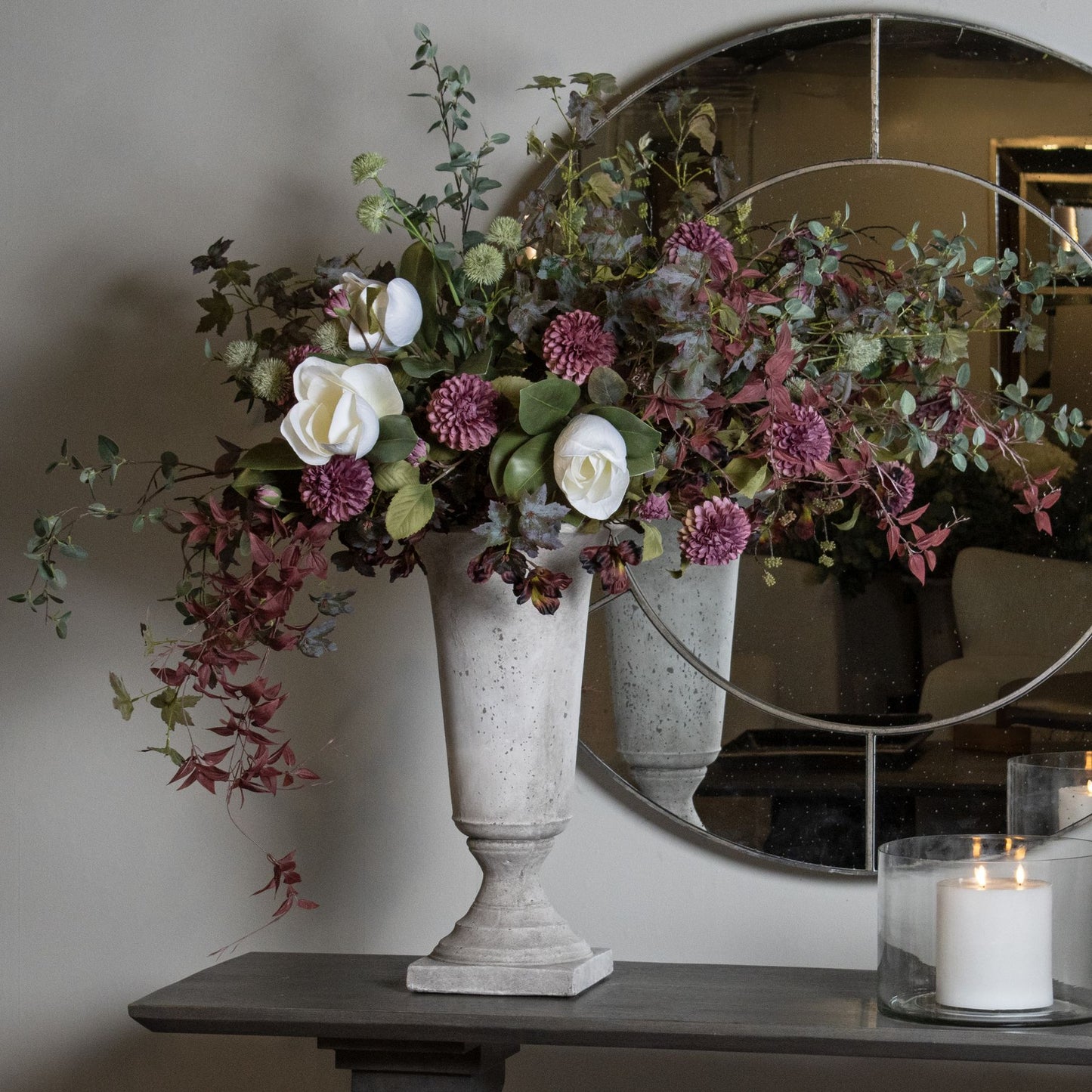 Stone Effect Urn Planter - 61cm