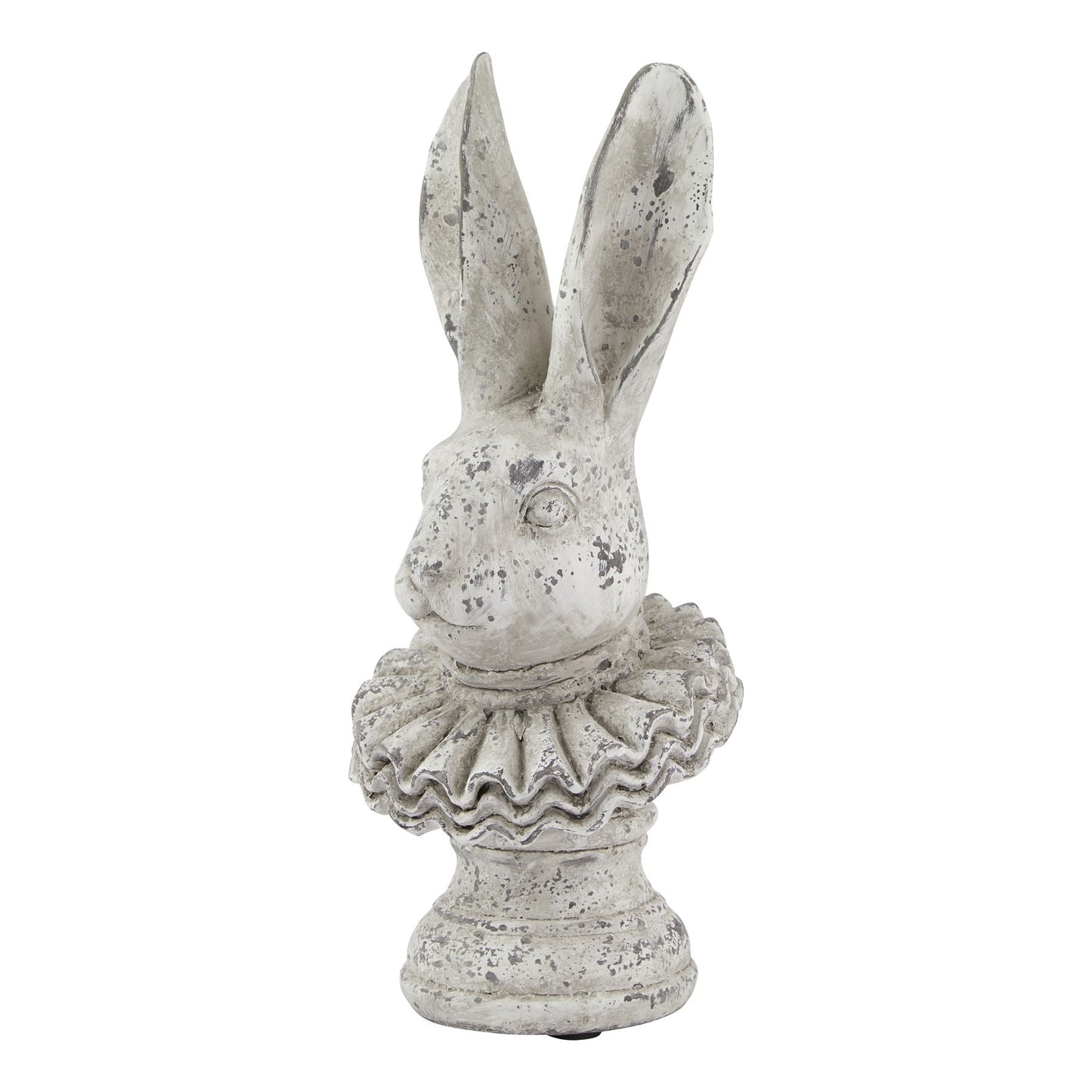 Stone Effect Ruffle Hare Ornament - 37cm