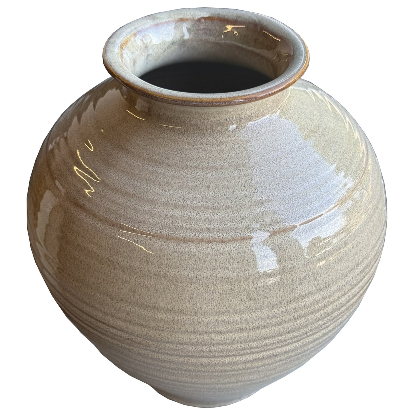 Sabbia Brindled Bowl Vase - 27cm