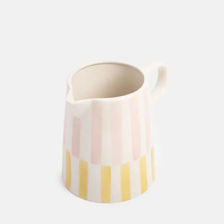 Offset Stripe Large Jug by Caroline Gardner - 15.5cm