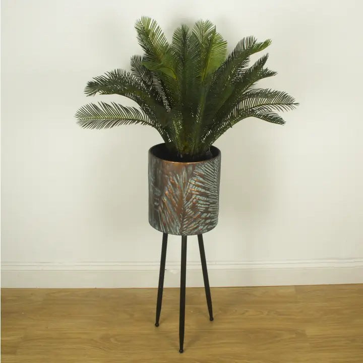 Foliage Planter Verdigris - 89cm