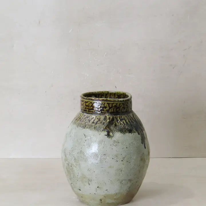 Vintage Glazed Yunnan Pot Rustic - 24cm
