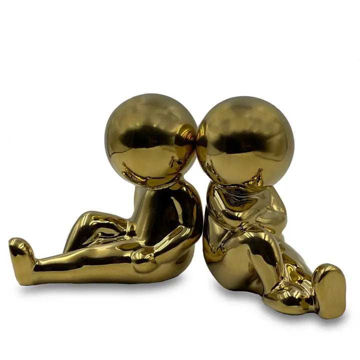 Jelly Babies Bookends - Gold - 17cm