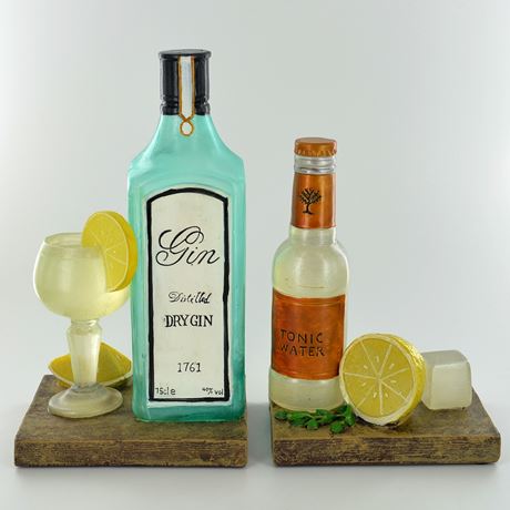 Gin & Tonic Bookends - 21cm