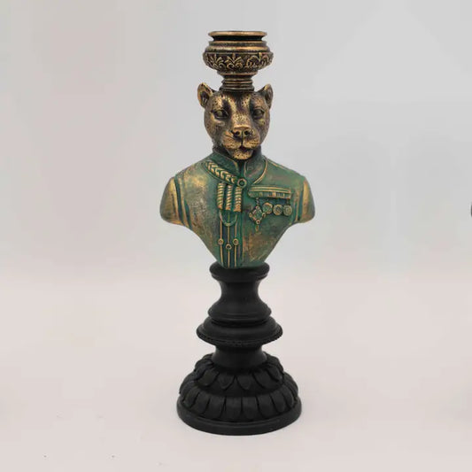 Lion Candle Holder - 27cm