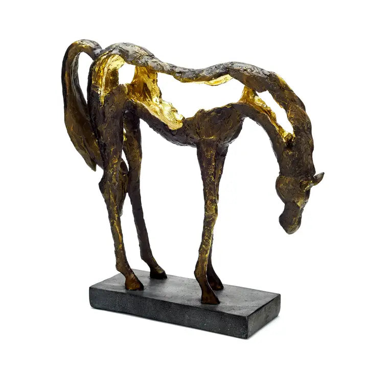 Grazing Horse Statue - 33cm