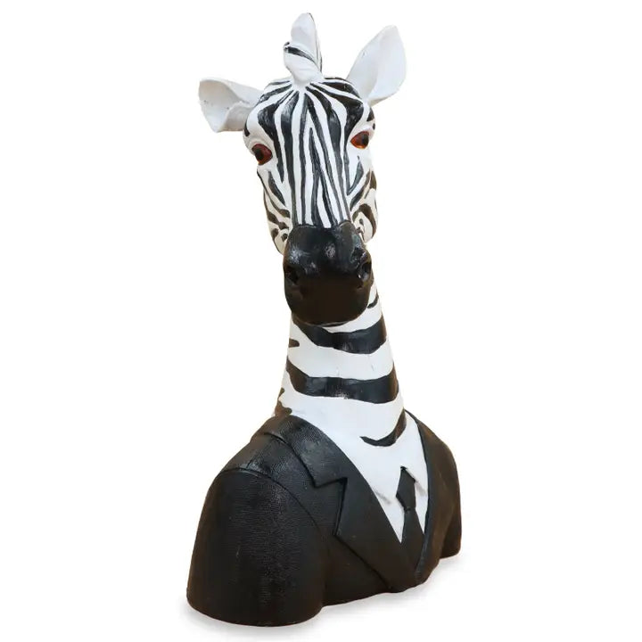 Suited Up! Zebra in A Suit - 39cm