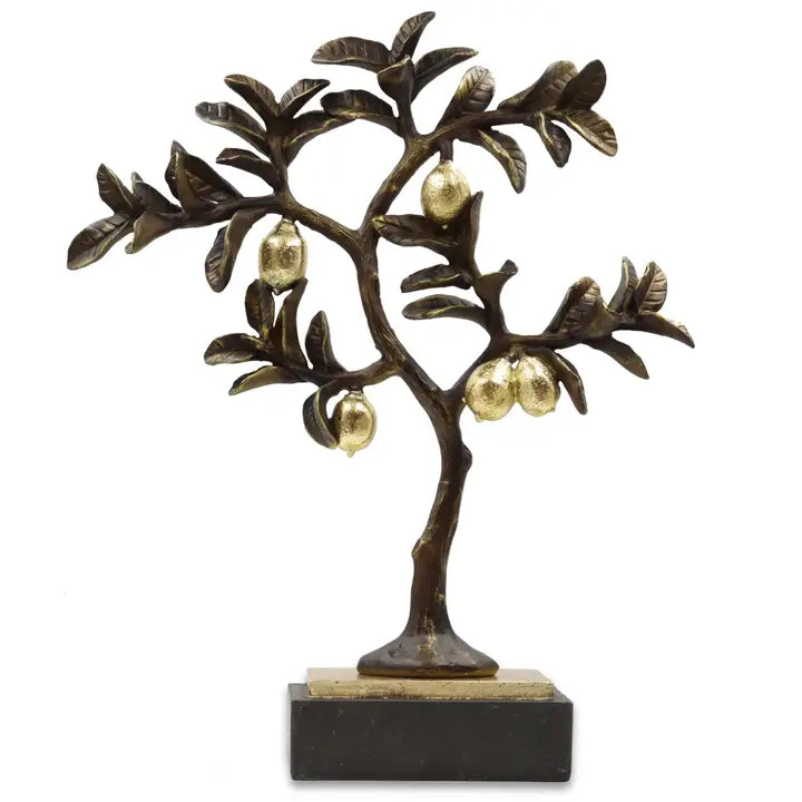 Fruits of Life Lemon Tree Sculpture - 40cm