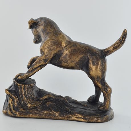 Jack Russell, Bronze Effect Sculpture - 13.5cm