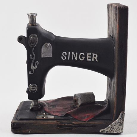 Singer Sewing Machine Bookends - 14cm