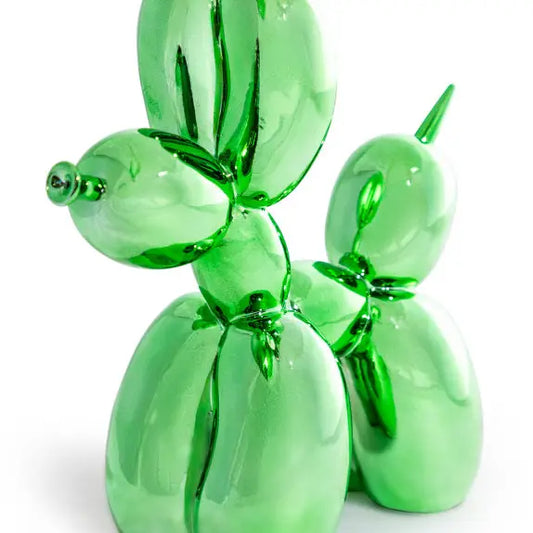 Large Electro Green Dog Figure - 26.5cm