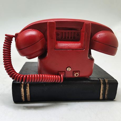 Retro 1970's Telephone Bookends - 9cm