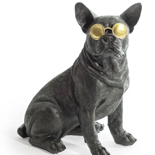 Large "Funky Frenchie" Sitting Bulldog Figure - 44cm