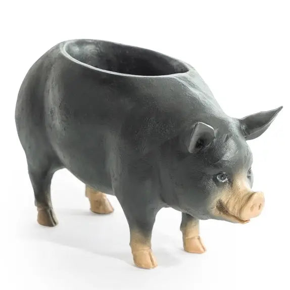Standing Pig Planter / Storage Bowl - 29.5cm