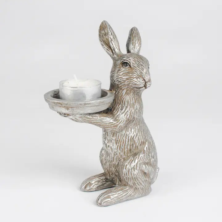 Bunny Tea Light Holder - 12cm