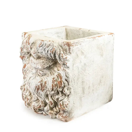 Large Rustic Stone Effect Classical Mouth Planter - 38cm