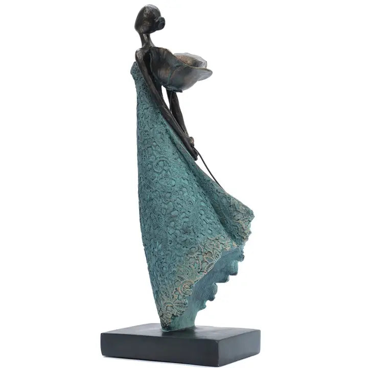 Poppy - Girl Holding Flower Behind - 54cm