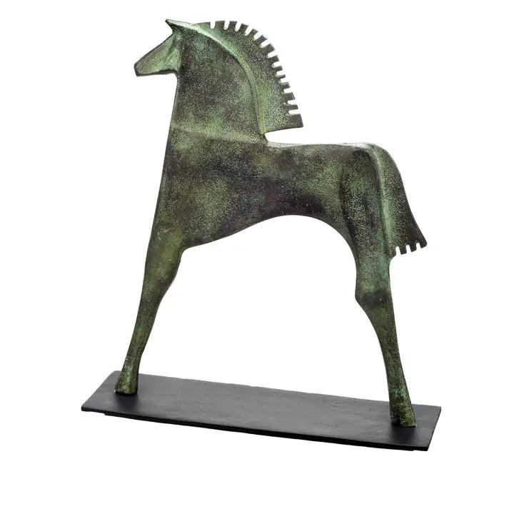 Trojan Metal Horse - 46cm