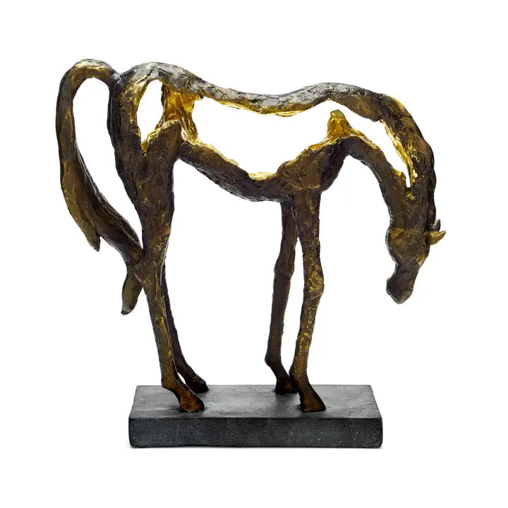Grazing Horse Statue - 33cm
