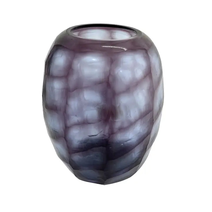 Kimono Violet Glass Vase - 31.1cm