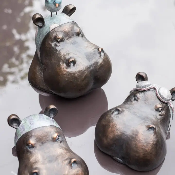 Hippo Head - Medium - 25cm