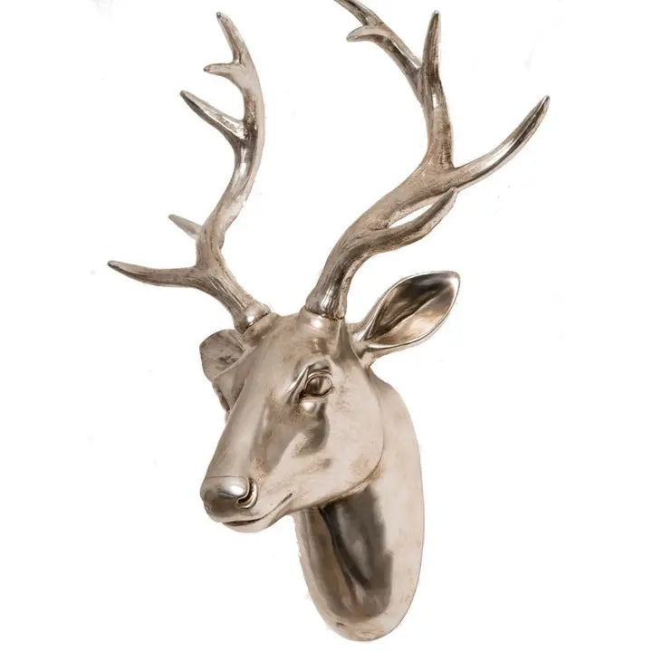 Champagne Stag Head - 43cm