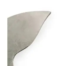 Raw Nickel Whale Tail Side Table - 55cm